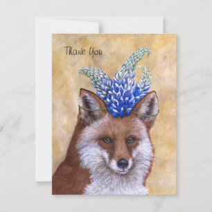 Beatrice the Fox merci carte à plat