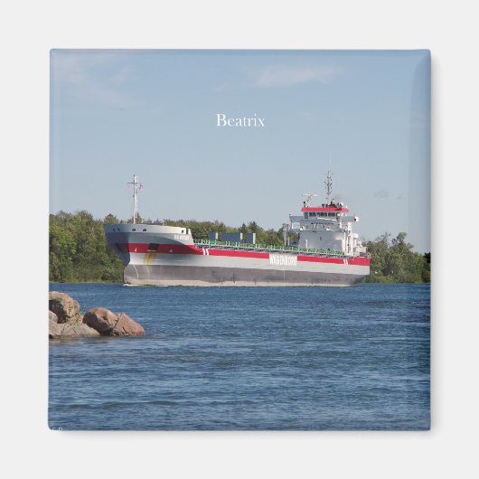 Beatrix magnet magneet (Voorkant)