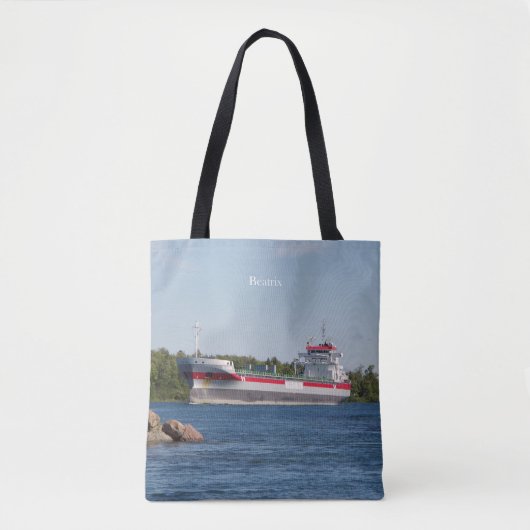 Beatrix over de hele canvas tas (Voorkant)