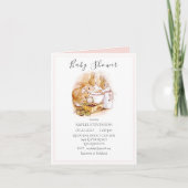Beatrix Potter Baby Girl Rose Shower Invitation (Devant)