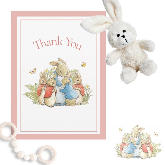 Beatrix Potter Baby shower rouge Merci