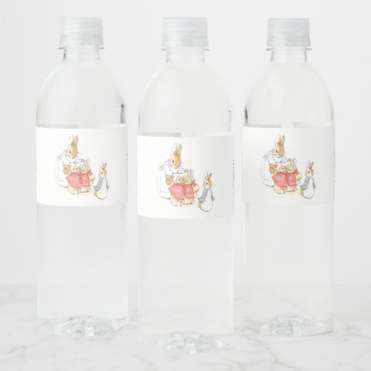 Beatrix Potter  Baby shower Waterfles Etiket (Flessen)