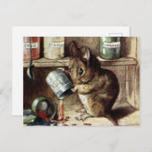 Beatrix Potter Bad Mice Spilling Rice Briefkaart (Voorkant / Achterkant)