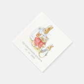 Beatrix Potter Bunny Rabbit Baby shower Servet (Hoek)