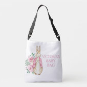 Beatrix Potter Bunny Rabbit Pink Baby Crossbody Tas (Achterkant)