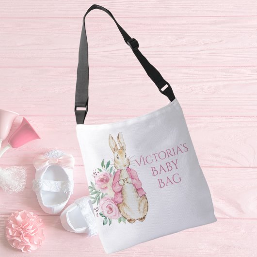 Beatrix Potter Bunny Rabbit Pink Baby Crossbody Tas