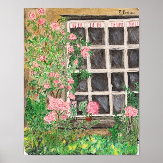 Beatrix Potter cottage garden poster (Voorkant)