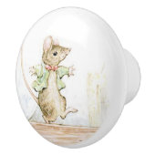 Beatrix Potter, Cute Muis, Keramische Knop (Rechts)