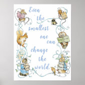 Beatrix Potter De kleinste kan de wereld verandere Poster (Voorkant)