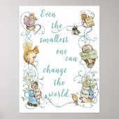 Beatrix Potter De kleinste kan de wereld verandere Poster (Voorkant)