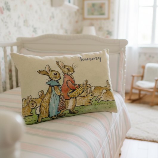 Beatrix Potter gepersonaliseerde naam Accent Kussen