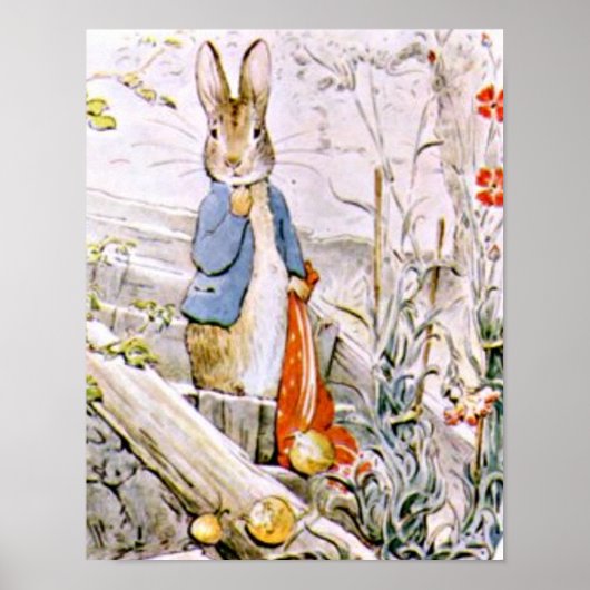 Beatrix Potter Het verhaal van Benjamin Bunny Pete Poster (Voorkant)