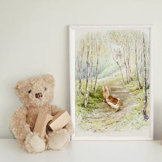 Beatrix Potter Het verhaal van Benjamin Bunny Poster