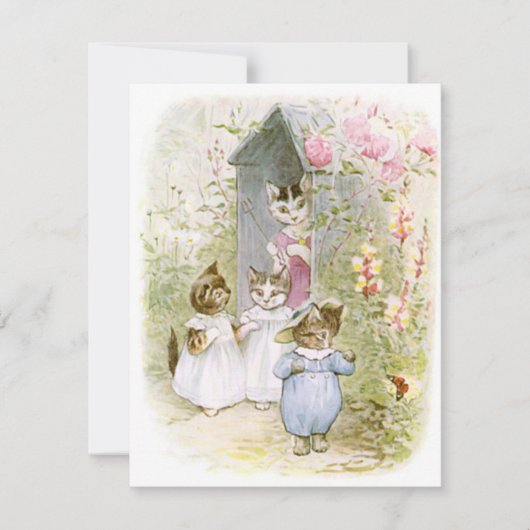 Beatrix Potter Invitation de fête d'anniversaire (Devant)