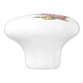 Beatrix Potter Jemima Puddle Duck Keramische Knop (Zijkant)