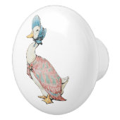 Beatrix Potter Jemima Puddle Duck Keramische Knop (Rechts)