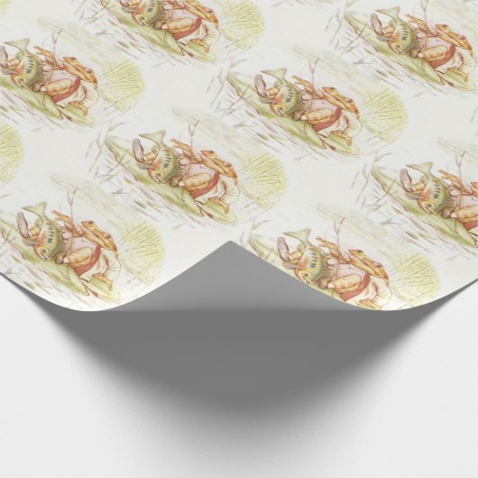 Beatrix Potter Jeremy Fisher Cadeaupapier (Hoek)