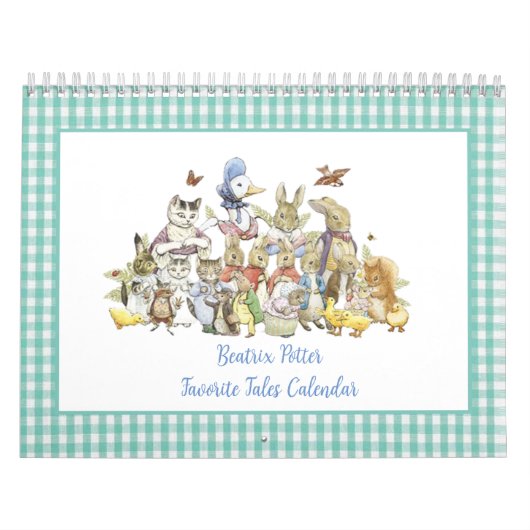 Beatrix Potter Kalender Twee pagina's Medium Groot (Hoes)