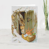  Beatrix Potter Kerstgroeten Feestdagen Kaart (Voorkant)