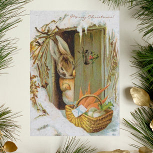 Beatrix Potter Kerstgroeten Feestdagen Kaart