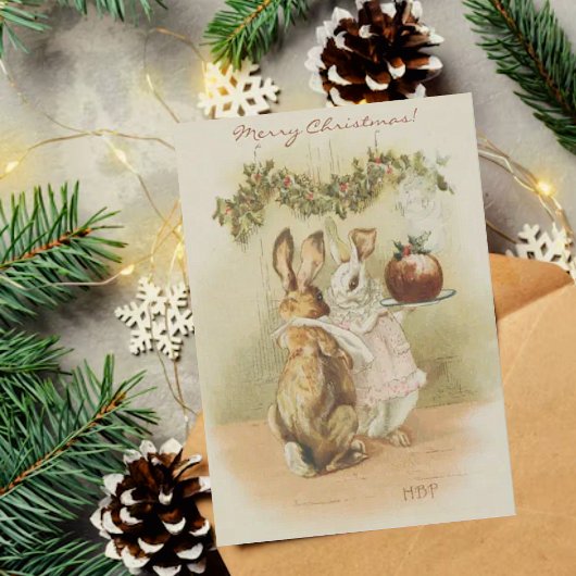  Beatrix Potter Kerstgroeten Feestdagen Kaart