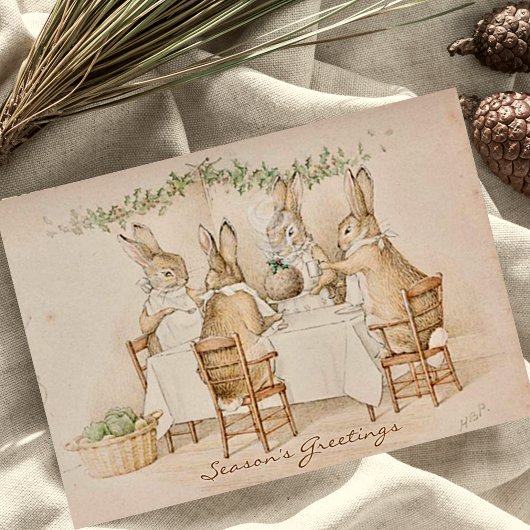  Beatrix Potter Kerstgroeten Vakantie Feestdagen Kaart