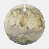 Beatrix Potter Kerstvakantie Glas Ornament (Voorkant)