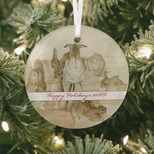  Beatrix Potter Kerstvakantie Glas Ornament (Insitu)