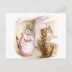 Beatrix Potter, kinderboeken, Kittens Briefkaart