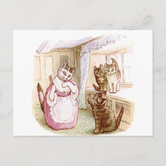 Beatrix Potter, Kinderboeken, Kittens Briefkaart (Voorkant)
