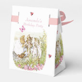 Beatrix Potter Kittens Birthday Party Favor Box Bedankdoosjes (Achterkant)