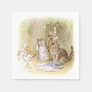 Beatrix Potter, Kittens, Eenden, Aangepast Servetten