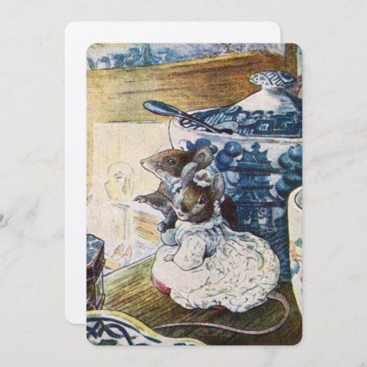 Beatrix Potter Mice Tailor van Gloucester Kaart (Voorkant / Achterkant)