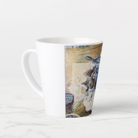 Beatrix Potter Mice Tailor van Gloucester Latte Mok (Linkerhoek)