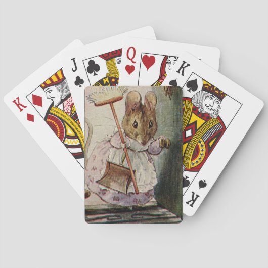 Beatrix Potter Mouse-speelkaarten Pokerkaarten (Achterkant)