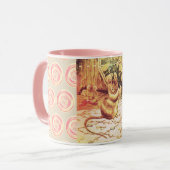 Beatrix potter muis schattige  naai mok (Voorkant links)