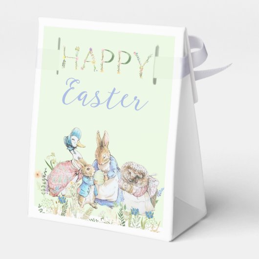 Beatrix Potter Peter de Konijn Pasen Box Bedankdoosjes (Achterkant)