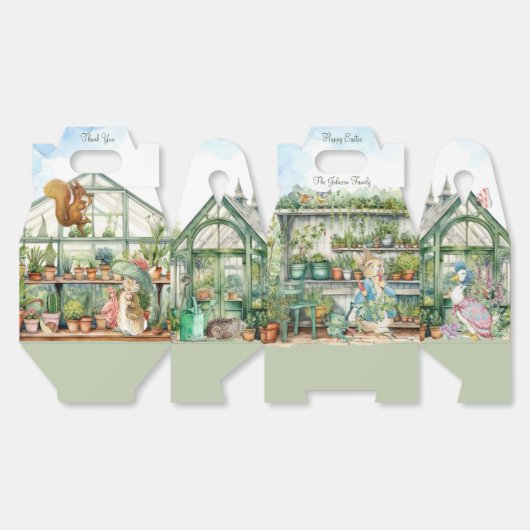 Beatrix Potter Peter de Konijn Pasen Box Bedankdoosjes (Ongevouwen)