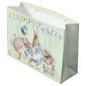 Beatrix Potter Peter de Konijn Pasen Gift Bag Groot Cadeauzakje (Achterkant Gekanteld)