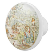 Beatrix Potter Peter het Konijn en Vrienden Keramische Knop (Rechts)