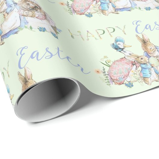 Beatrix Potter Peter het Konijn Pasen Wrapping Cadeaupapier (Rol Hoek)