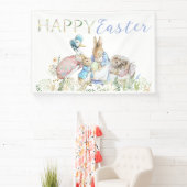 Beatrix Potter Peter le lapin Bannière de Pâques (Insitu)