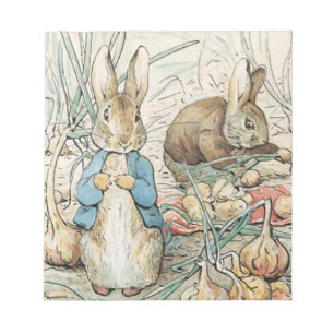 Beatrix Potter Peter Rabbit en Benjamin Bunny Notitieblok
