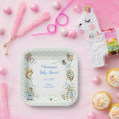 Beatrix Potter Polka Dot Rabbit Peter Baby shower Papieren Bordje (Feest)