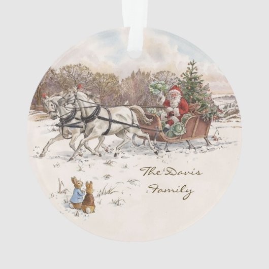 Beatrix Potter Rabbits et Snowman Noël (dos)