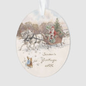 Beatrix Potter Rabbits et Snowman Noël (devant)