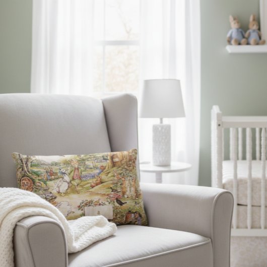 Beatrix Potter Schattige Peter en Vrienden Accent Kussen