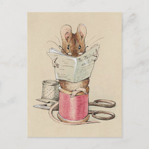 Beatrix Potter Tailor of Gloucester Mouse Briefkaart