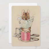 Beatrix Potter Tailor of Gloucester Mouse Kaart (Voorkant / Achterkant)