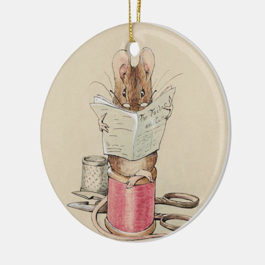  Beatrix Potter Tailor of Gloucester Mouse Keramisch Ornament (Links)